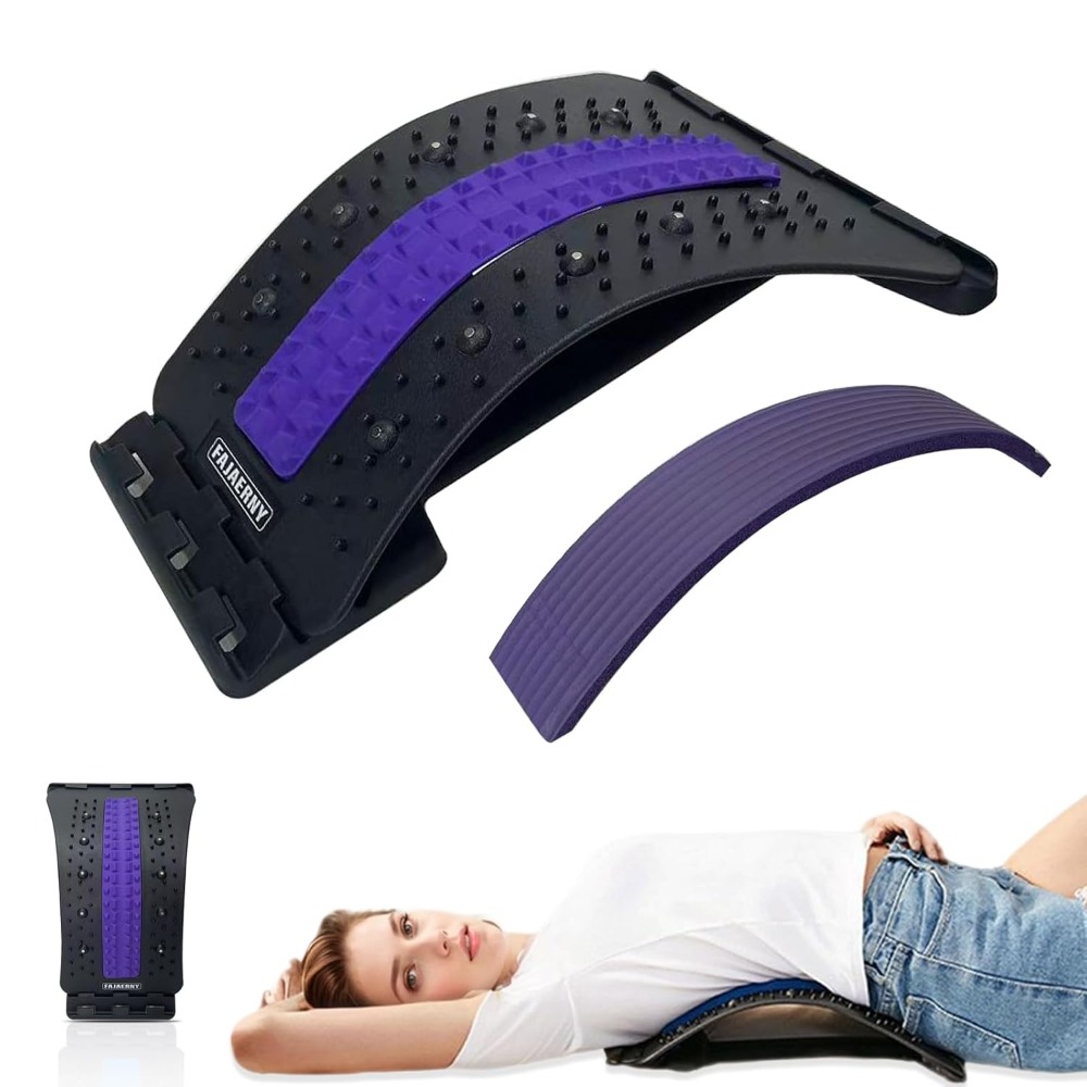 Posture Corrector Back - アーチサポートトレーナー腰椎リラックスウエストストレッチャーバックマッサージャー姿勢矯正器（家庭用ジム、オフィス、座りがちな方のための緩和）