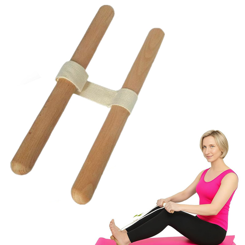 Yoga Of Fitness - ハムストリングストレッチャー 調節可能なフレックスストラップ 痛み緩和用 ヨガ 全身ストレッチエクササイズ フィットネス機器キット