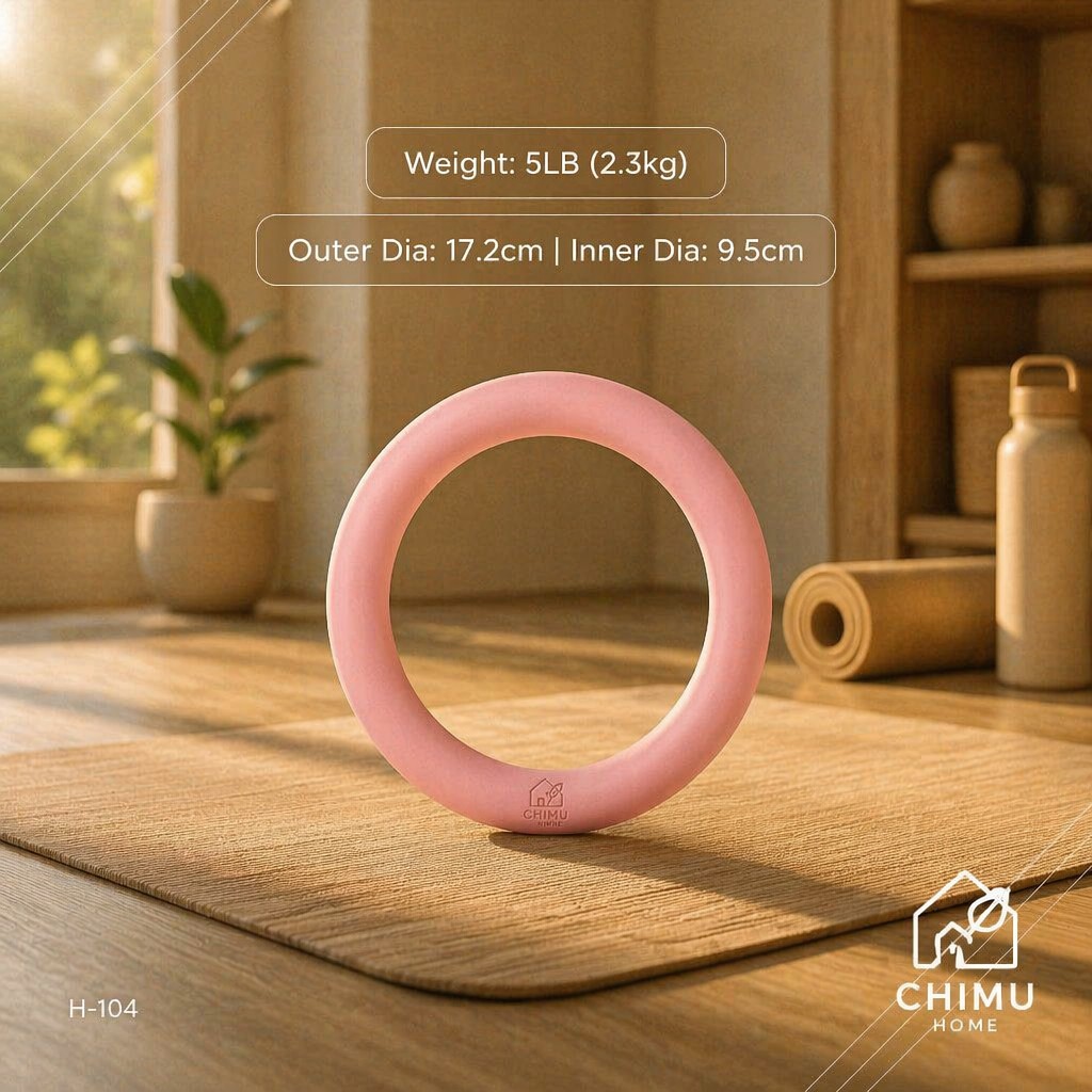 Yoga Fitness Training - 【CHIMU HOME】ヨガウェイトリング シリコン製 5ポンド 10ポンド 滑り止めグリップ