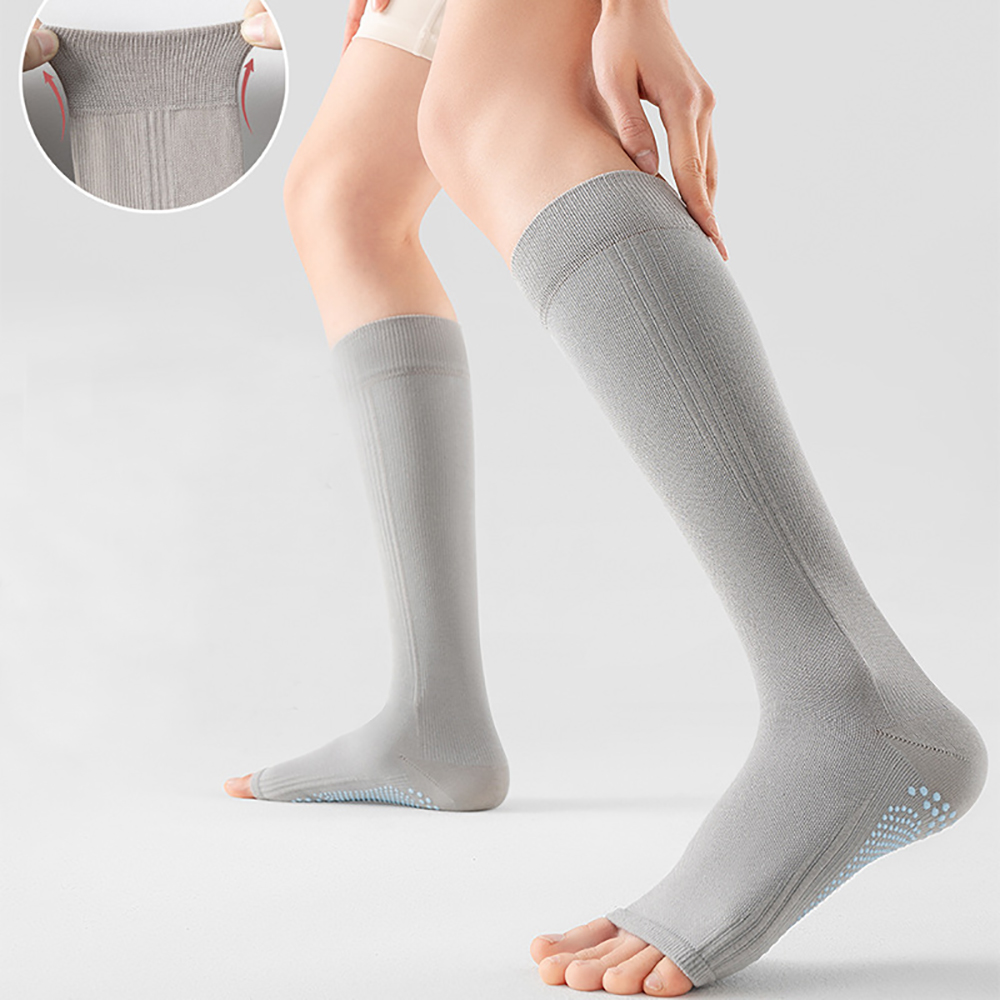 プロ仕様のオープントゥヨガソックス。滑り止め加工を施した、女 - Yoga Of Fitness のレビューと価格