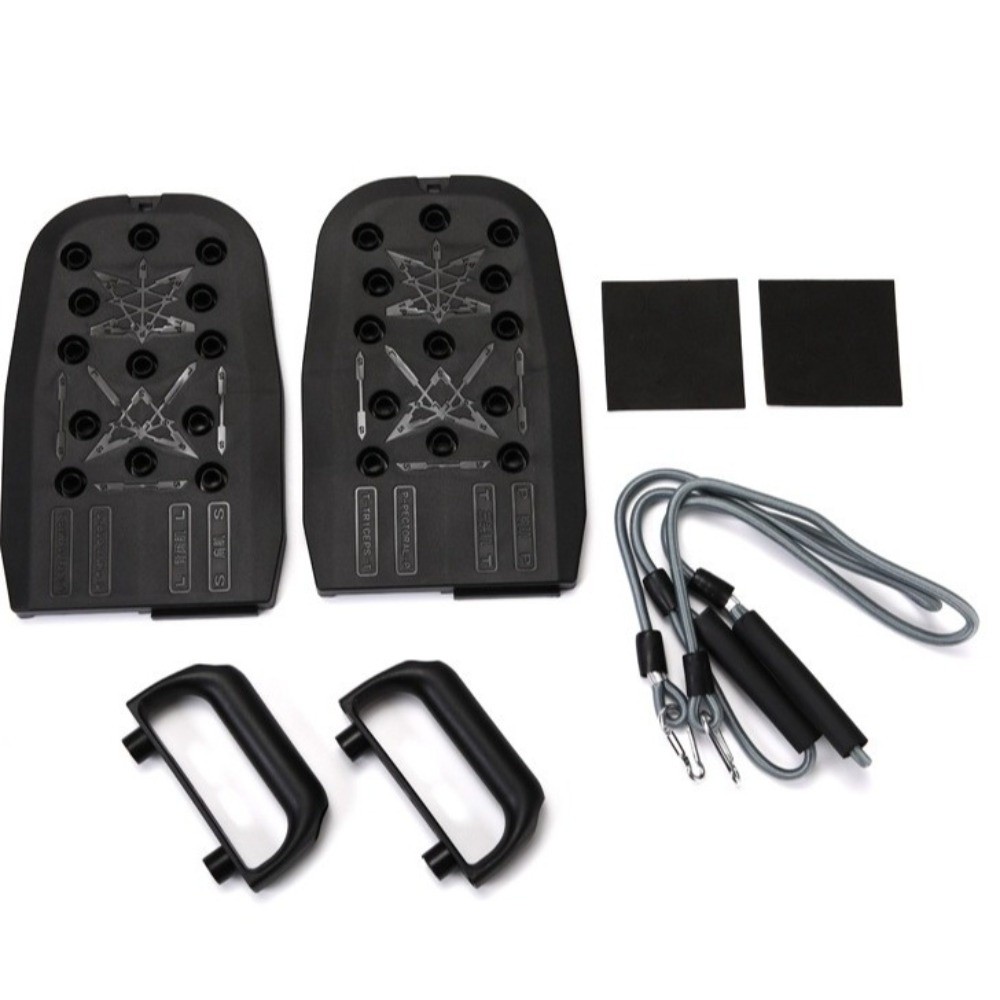 滑り止め加工のプッシュアップボード。持ち運び可能で折りたたみ - Push Up Board のレビューと価格