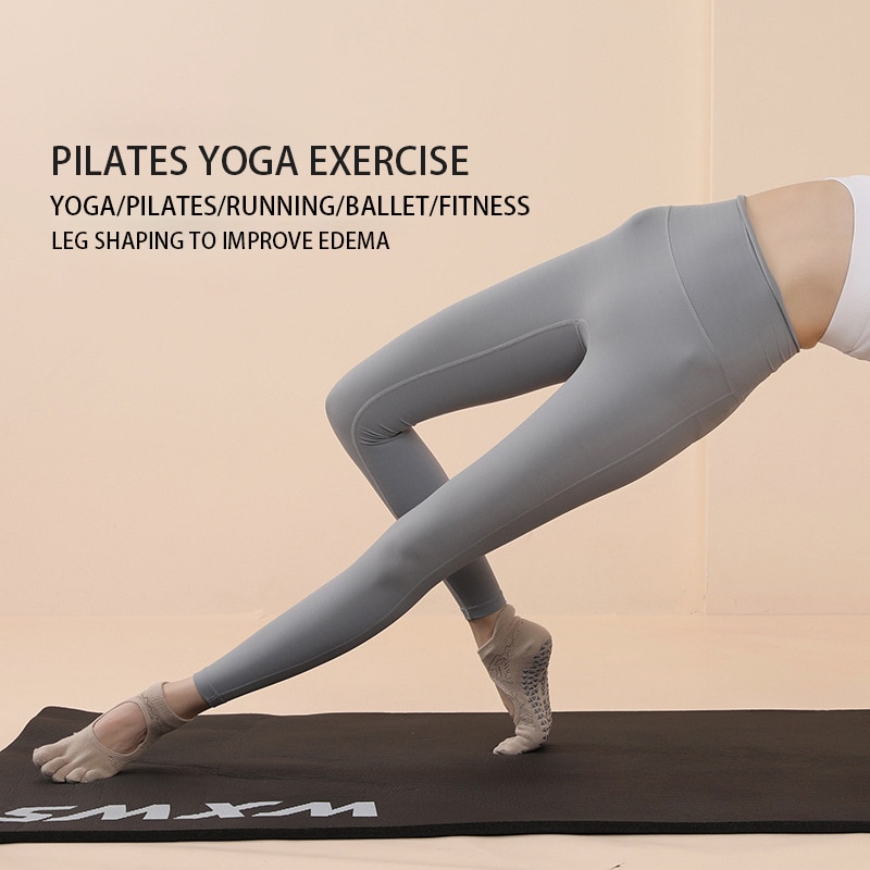 女性のための5本指のつま先の滑り止めソックス,ジム,ダンス, - Yoga Fitness Training のレビューと価格