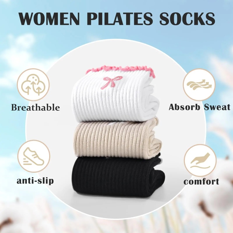 プロフェッショナルヨガソックス、コットンストラップシリコン滑 - Yoga Of Fitness のレビューと価格