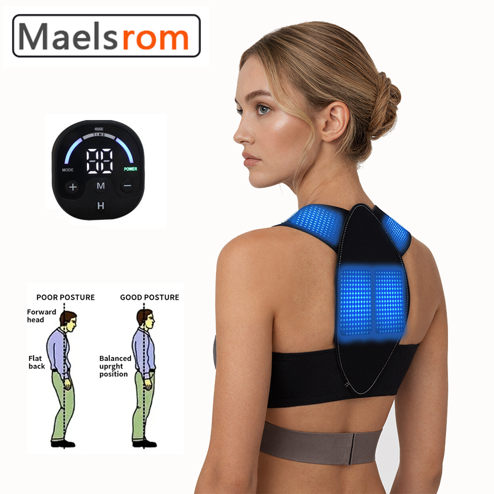 EMS姿勢矯正ベルト 男女兼用 猫背矯正＆背中マッサージ 腰 - Posture Corrector Back のレビューと価格
