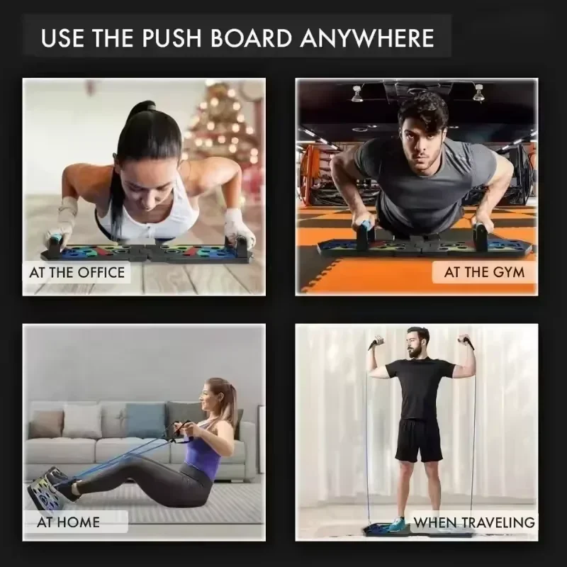 プッシュアップボードセット ポータブル多機能プッシュアップバ - Push Up Board のレビューと価格