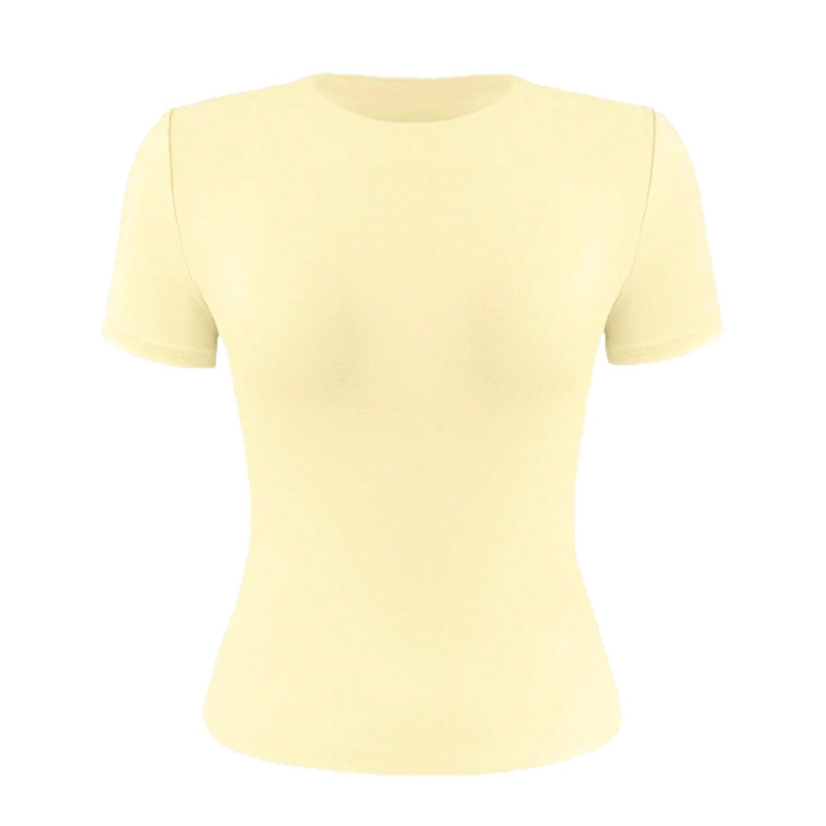 セットインショルダー クルーネック 半袖Tシャツ 女性用 フ - Yoga Fitness Training のレビューと価格