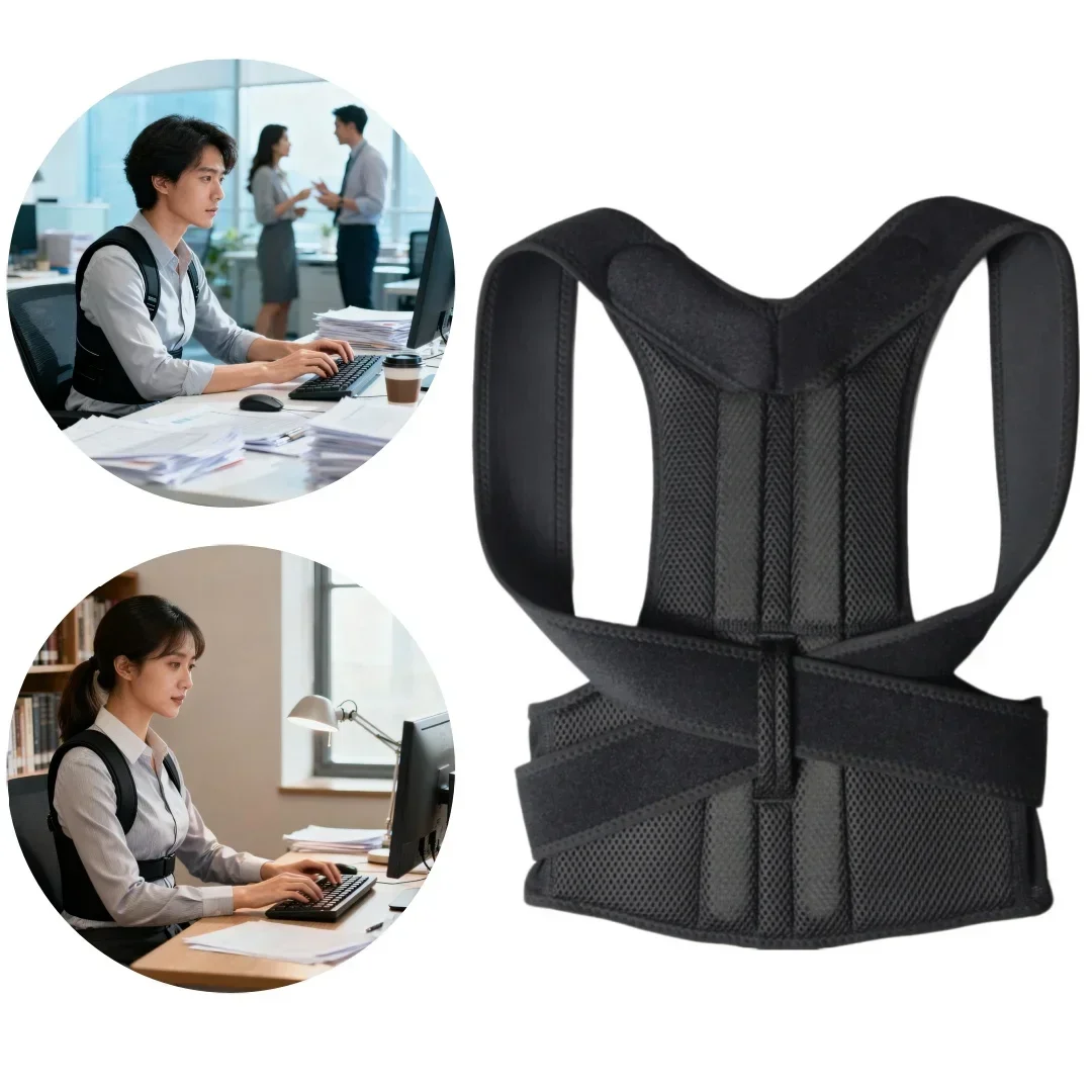 新しい上半身姿勢矯正器、姿勢矯正用肩甲骨サポート、背筋をまっ - Posture Corrector Back のレビューと価格